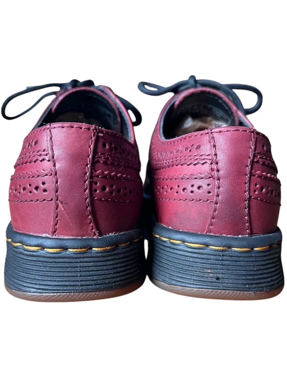 Dr. Martens Gabe Cherry Red Oxford Leather Shoes Men’s Size 5